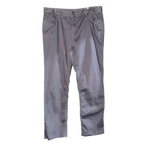 Prana Brion Slim Fit Pants Mens 40X32 Utility Outdoor Hiking Gorpcore Trail Gray
